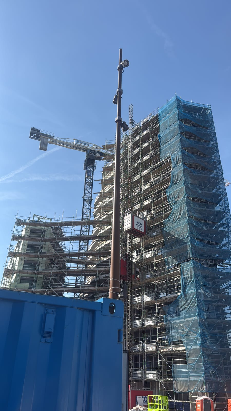 Nieuwbouwproject met 155 woningen waar VD Elektrotechniek werkzaamheden uitvoert